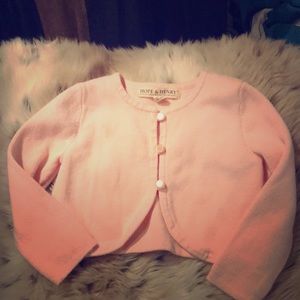 Pink cardigan